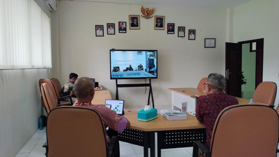 Daring via Zoom, Kepala MAN IC Lampung Timur dan Kepala TU Ikuti Review DED RKB SBSN 2026