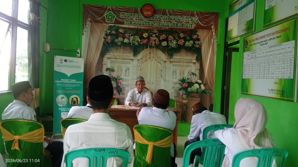 Rapat Koordinasi Pegawai KUA Braja Selebah