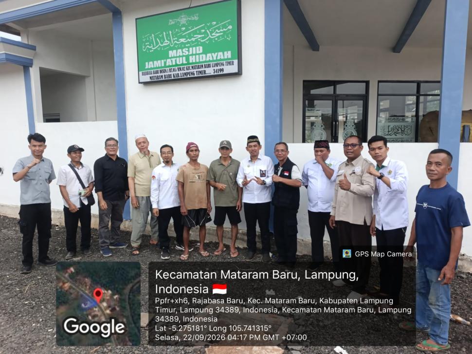 KUA Mataram Baru Dampingi Pengukuran 16 Bidang Tanah Waqaf