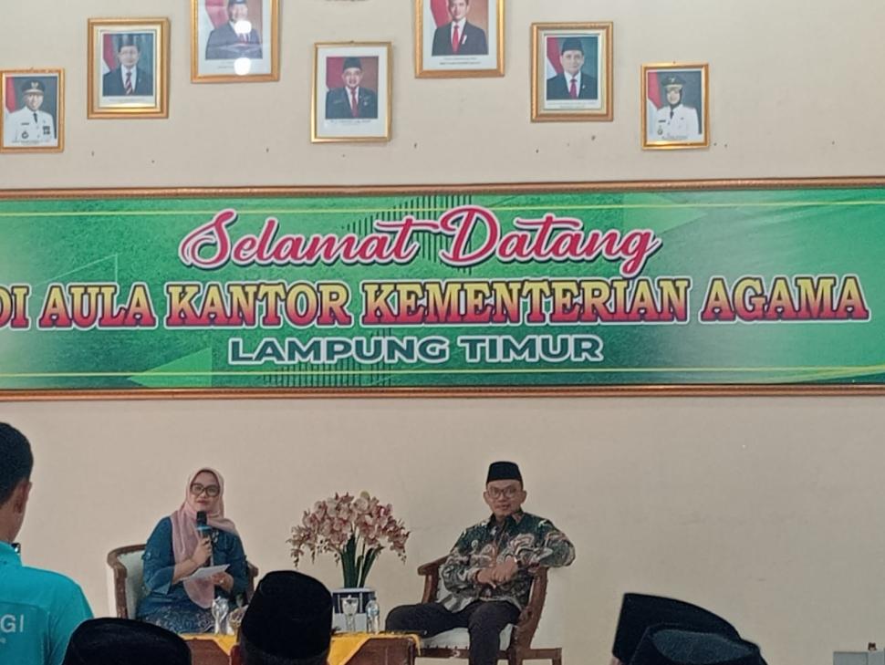 Pokjaluh Lampung Timur Hadiri Resepsi Hari Santri di Kemenag Lampung Timur