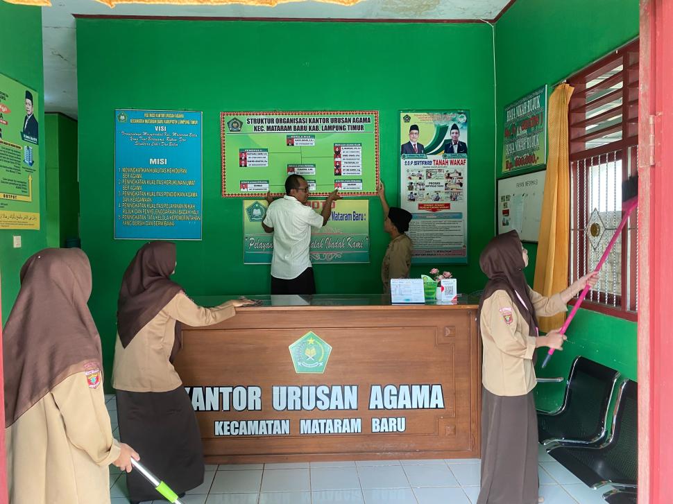 KUA Mataram Baru Rutin Gelar GEMAH ASRI Libatkan Siswa PKL