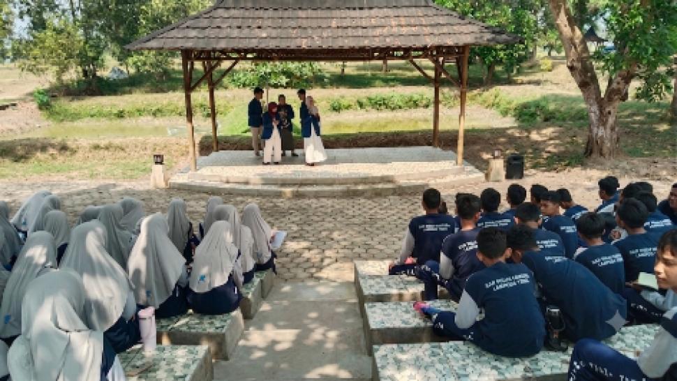 Mahasiswa Pendidikan Matematika Unila Sosialisasikan Lomba MEDIAN IV kepada Siswa MAN IC Lampung Timur