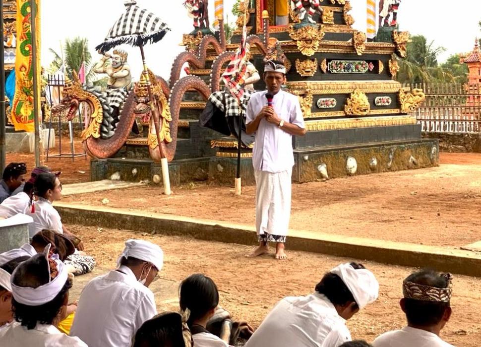 Pujawali Pura Dalem Satya Dharma, Penyelenggara Hindu Ajak Umat Perkuat Yajna, Dana Punia, dan Kerukunan