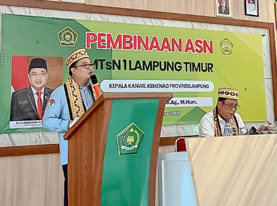 Perkuat ASN Madrasah, Kemenag Lampung Dorong Layanan Pendidikan yang Efektif dan Efisien