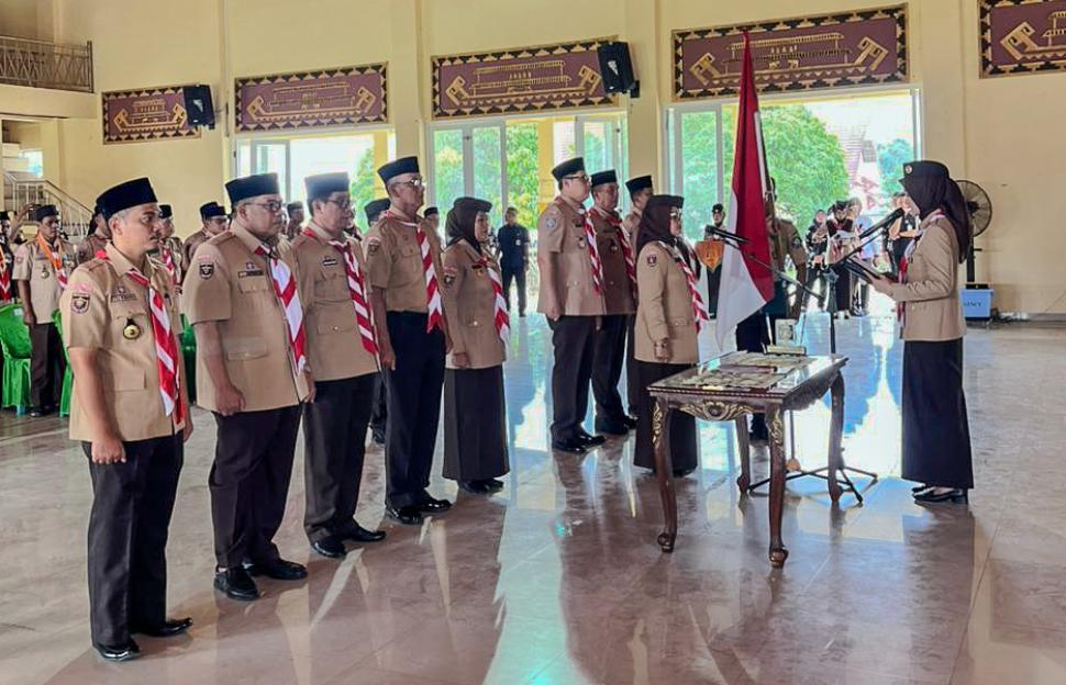 Pramuka Lampung Timur Bangkit! Sinergi Lintas Sektor Perkuat Pendidikan Karakter Generasi Muda