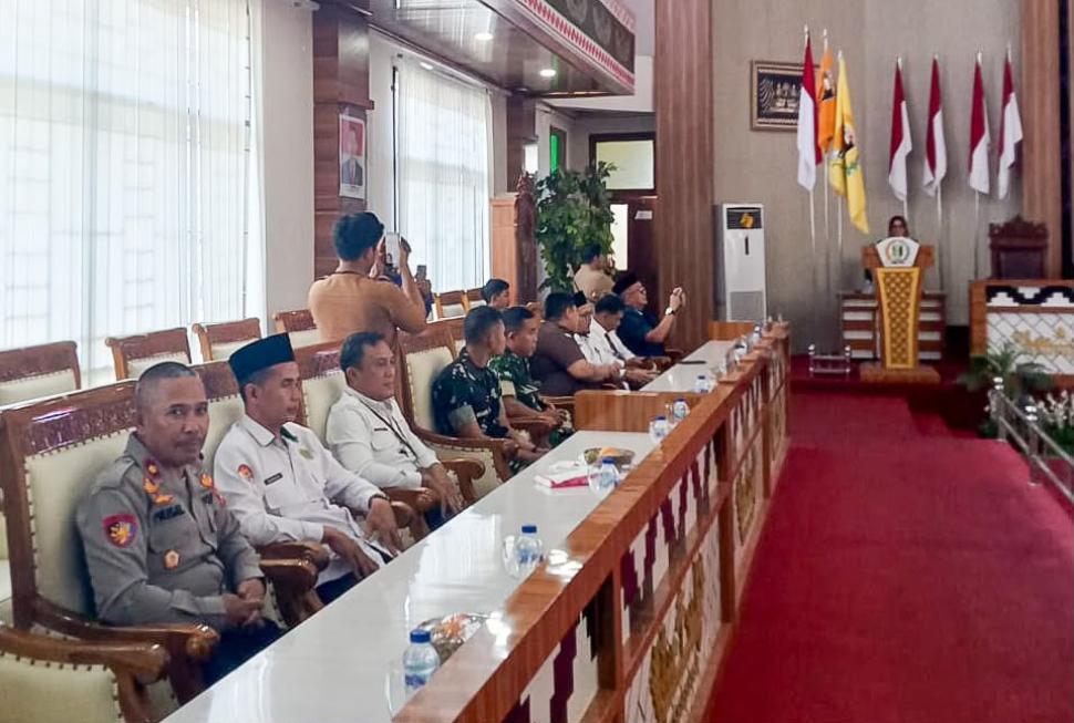 Sinergi Lintas Instansi Warnai Paripurna DPRD Penyampaian KUA-PPAS APBD 2027
