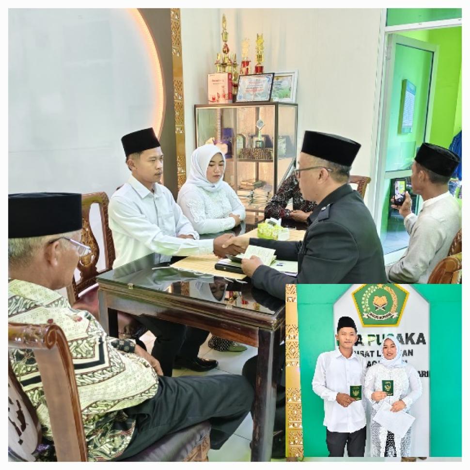 KUA Batanghari Fasilitasi Akad Nikah, Generasi Muda Pilih Nikah Resmi dan Tercatat