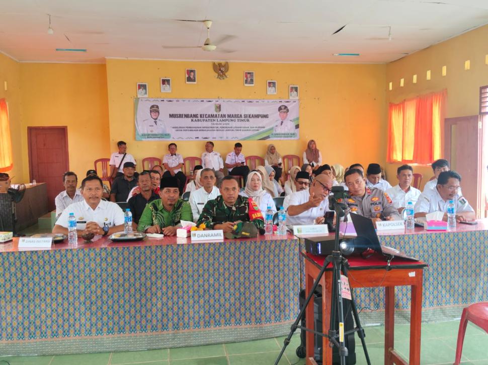 Kepala KUA Marga Sekampung Hadiri Musrenbang Kecamatan