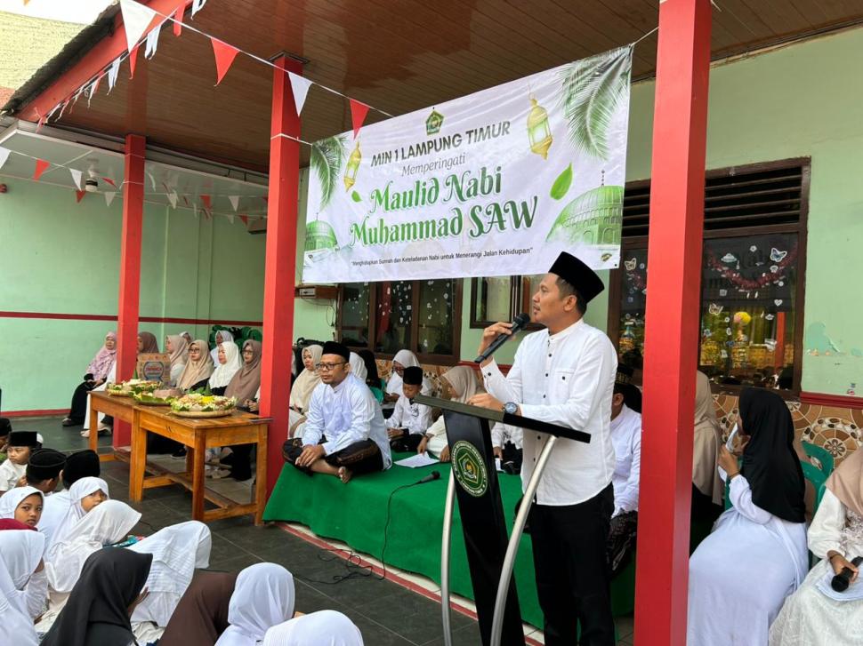 Peringati Maulid Nabi Muhammad SAW, MIN 1 Lampung Timur Gelar Kegiatan Keagamaan dan Edukatif