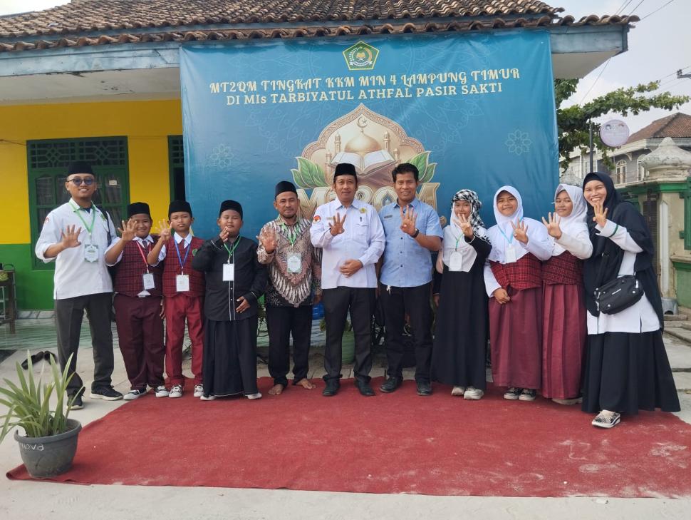 MIN 4 Lampung Timur Bawa Pulang 3 Piala pada Ajang MT2QM Tingkat KKM