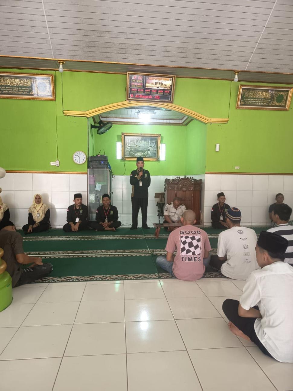 Menguatkan Hati Lewat Kesabaran, Penyuluh Agama Islam Hadir di Rutan Sukadana