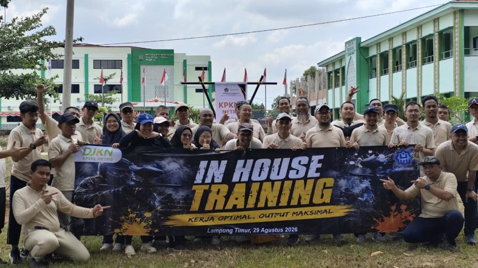 KPKNL Metro Gelar In House Training di MAN IC Lampung Timur, Bangun Kekompakan dan Tingkatkan Kompetensi Pegawai