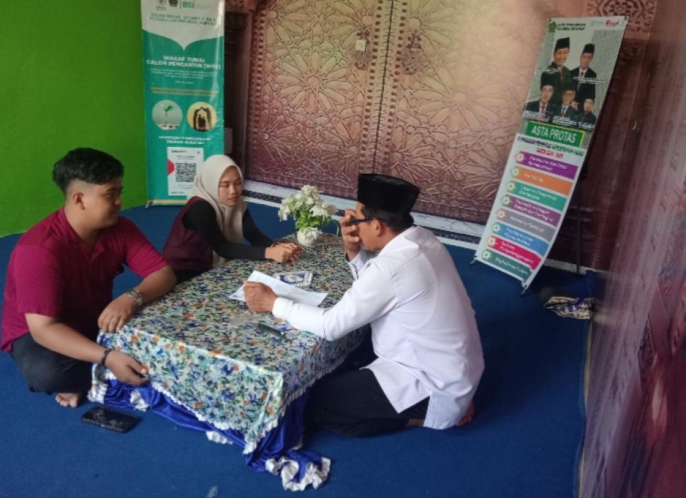 KUA Way Bungur Bekali Calon Pengantin Menuju Keluarga Sakinah
