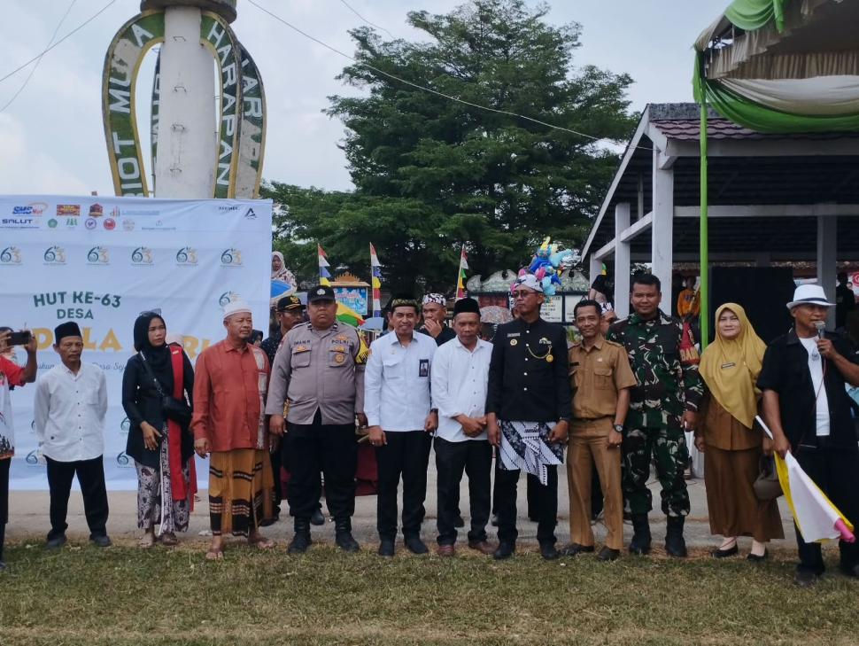 Semarak HUT ke-63 Desa Mandalasari, Kepala KUA Mataram Baru Hadir Bersama Forkopimcam