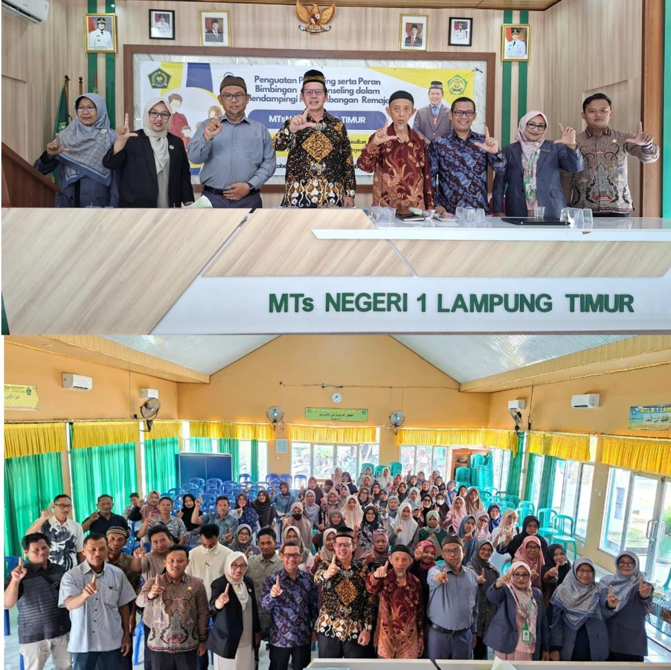 Kolaborasi Wali Murid dan Madrasah Kunci Sukses Dampingi Remaja, MTsN 1 Lampung Timur Gelar Parenting Kelas VIII